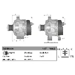 Alternator DENSO DAN1376 IC-F45D7E
