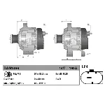 Alternator DENSO DAN1466 IC-F45D6B