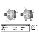 Alternator DENSO DAN1481 IC-G05EXS
