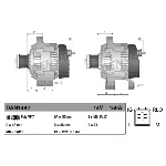 Alternator DENSO DAN1482 IC-G05EXT