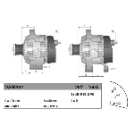 Alternator DENSO DAN2001 IC-F649D6