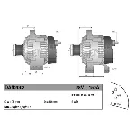 Alternator DENSO DAN2002 IC-F649D7