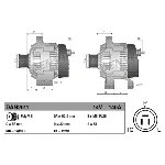 Alternator DENSO DAN2011 IC-F649DB