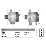 Alternator DENSO DAN2017 IC-F649E1