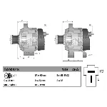 Alternator DENSO DAN2018 IC-F649E2