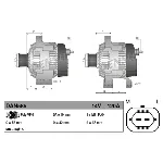 Alternator DENSO DAN585 IC-C40A1A