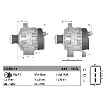 Alternator DENSO DAN673 IC-C40A3E