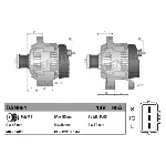 Alternator DENSO DAN951 IC-B8DF25