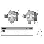 Alternator DENSO DAN997 IC-BFAB70