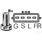 Alternator JAKOPARTS J5115080 IC-E3FB87