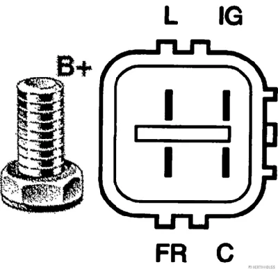 Alternator JAKOPARTS J5116037 IC-E3FB94
