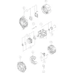 Alternator LETRIKA MG 38 IC-DC1434