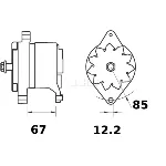 Alternator LETRIKA MG 515 IC-DC1820