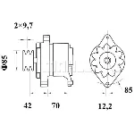 Alternator LETRIKA MG 524 IC-DC182A