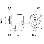 Alternator LETRIKA MG 535 IC-DC1836