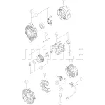 Alternator LETRIKA MG 575 IC-DC1855