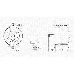 Alternator MAGNETI MARELLI 063320070010 IC-D7F551