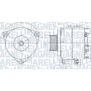 Alternator MAGNETI MARELLI 063731593010 IC-G0R5G5