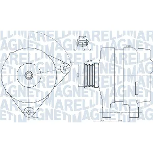 Alternator MAGNETI MARELLI 063731834010 IC-G0R5GT
