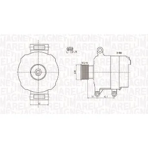 Alternator MAGNETI MARELLI 063731869010 IC-E31EC5