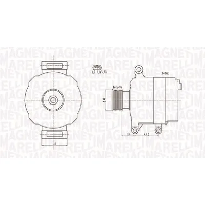 Alternator MAGNETI MARELLI 063731869010 IC-E31EC5