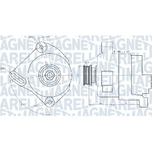 Alternator MAGNETI MARELLI 063731886010 IC-G0R5GX