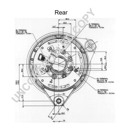 Alternator PRESTOLITE ELECTRIC PE 1277A640 IC-C6B4E5
