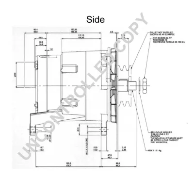 Alternator PRESTOLITE ELECTRIC PE 1277A640 IC-C6B4E5