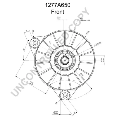 Alternator PRESTOLITE ELECTRIC PE 1277A650 IC-C6B4E6