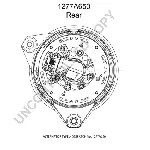Alternator PRESTOLITE ELECTRIC PE 1277A650 IC-C6B4E6