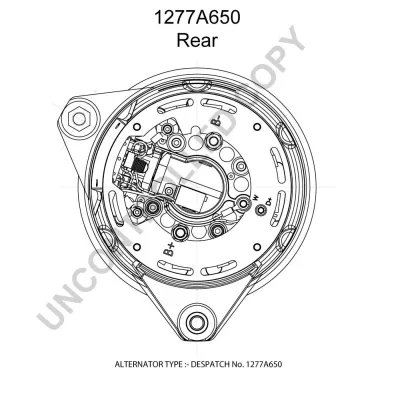 Alternator PRESTOLITE ELECTRIC PE 1277A650 IC-C6B4E6