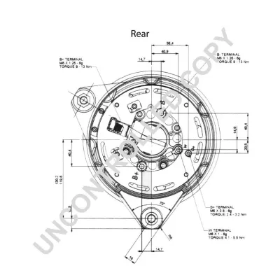 Alternator PRESTOLITE ELECTRIC PE 1277A720 IC-C67B31