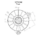 Alternator PRESTOLITE ELECTRIC PE 1277A740 IC-C6B4ED