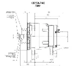 Alternator PRESTOLITE ELECTRIC PE 1277A740 IC-C6B4ED