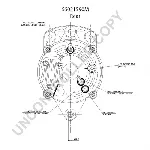 Alternator PRESTOLITE ELECTRIC PE 66021590M IC-C6B7CE