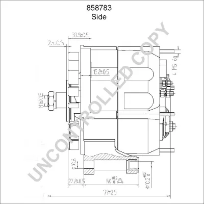 Alternator PRESTOLITE ELECTRIC PE 858783 IC-C37344