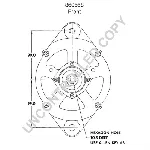 Alternator PRESTOLITE ELECTRIC PE 860568 IC-C6B83A