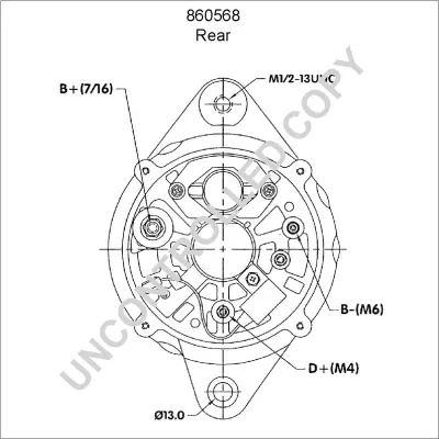 Alternator PRESTOLITE ELECTRIC PE 860568 IC-C6B83A