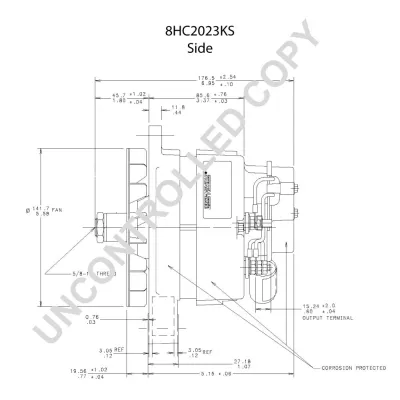 Alternator PRESTOLITE ELECTRIC PE 8HC2023KS IC-C6B878