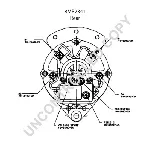 Alternator PRESTOLITE ELECTRIC PE 8MR2341 IC-C6B8EF