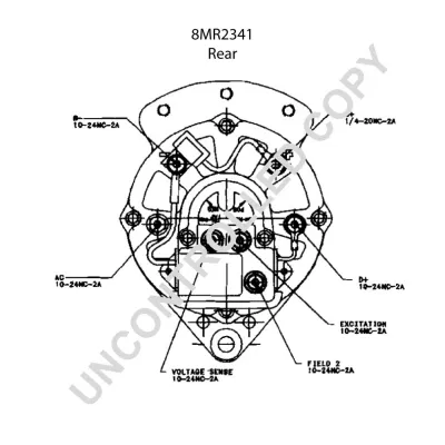 Alternator PRESTOLITE ELECTRIC PE 8MR2341 IC-C6B8EF