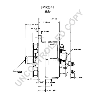 Alternator PRESTOLITE ELECTRIC PE 8MR2341 IC-C6B8EF