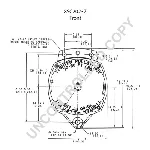 Alternator PRESTOLITE ELECTRIC PE 8SC2023Z IC-C6B900