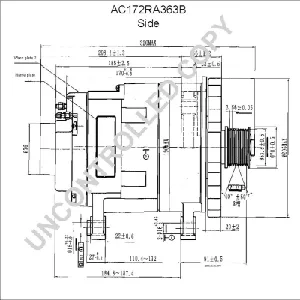 Alternator PRESTOLITE ELECTRIC PE AC172RA363B IC-C6B936