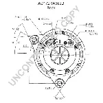 Alternator PRESTOLITE ELECTRIC PE AC172RA363B IC-C6B936