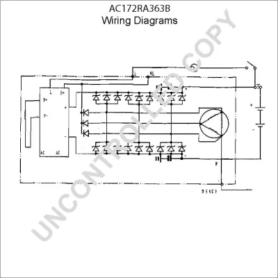 Alternator PRESTOLITE ELECTRIC PE AC172RA363B IC-C6B936