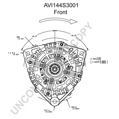 Alternator PRESTOLITE ELECTRIC PE AVI144S3001 IC-C6B3DA
