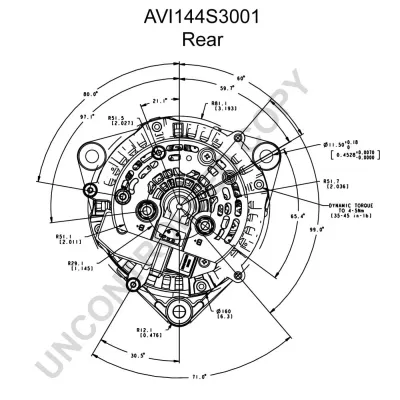 Alternator PRESTOLITE ELECTRIC PE AVI144S3001 IC-C6B3DA