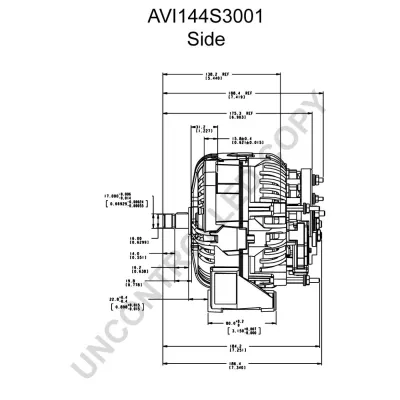 Alternator PRESTOLITE ELECTRIC PE AVI144S3001 IC-C6B3DA
