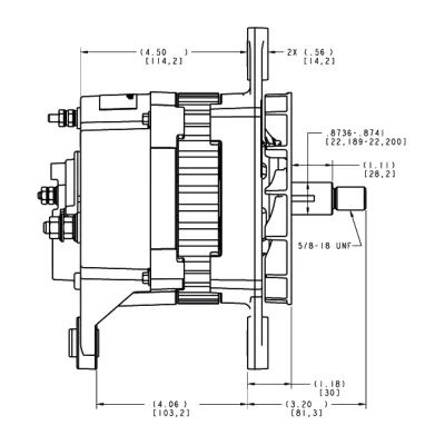 Alternator PRESTOLITE ELECTRIC PE MDA3946 IC-G0KLDY